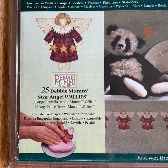 WALLIES Wallpaper Cutouts Debbie Mumm Star Angels - Picture 2 of 10